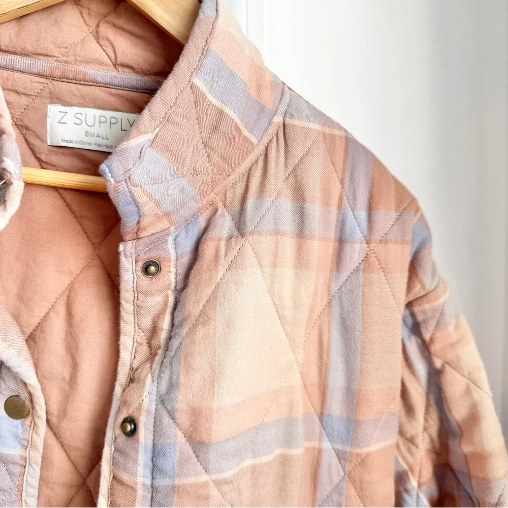 Z Supply Maya Plaid Quilted Women's Jacket